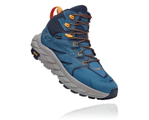 Men's Hoka One One Anacapa Mid GORE-TEX Hiking Boots Real Teal / Outer Space | MZQG70682