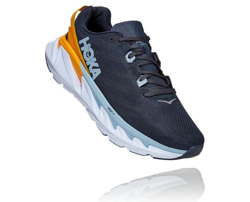 Men's Hoka One One Elevon 2 Road Running Shoes Ombre Blue / Saffron | TCPD46378