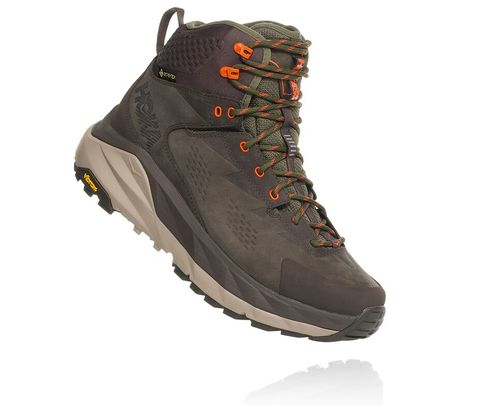 Men's Hoka One One Kaha GORE-TEX Hiking Boots Black Olive / Green | BFWZ18674