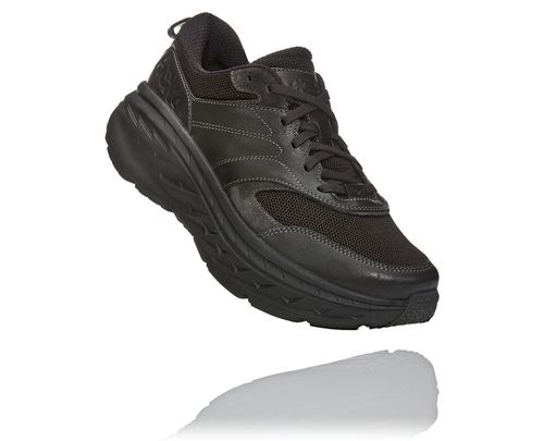 Unisex Hoka One One Bondi L Road Running Shoes Black / Raven | UNCO92856