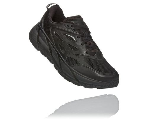 Unisex Hoka One One Clifton L Road Running Shoes Black / Raven | QZCT47825