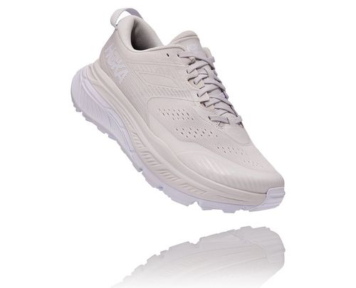 Unisex Hoka One One Stinson Atr 6 Trail Running Shoes Nimbus Cloud / White | MCON10695
