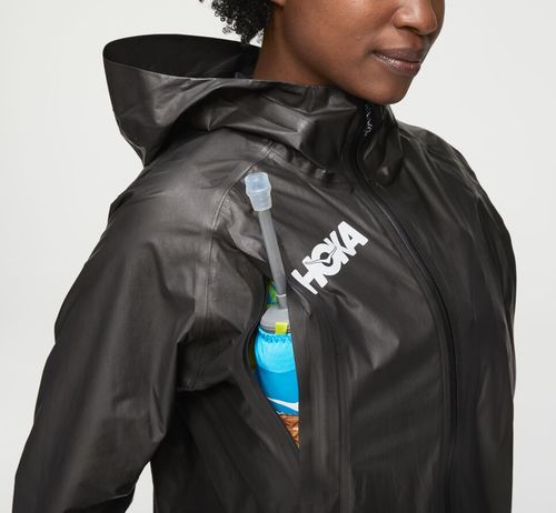 Women's Hoka One One GORE-TEX Shakedry Run Jackets Black | CNXI56832