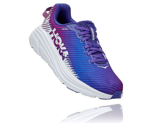 Women's Hoka One One Rincon 2 Road Running Shoes Clematis Blue / Arctic Ice | DSQE70258