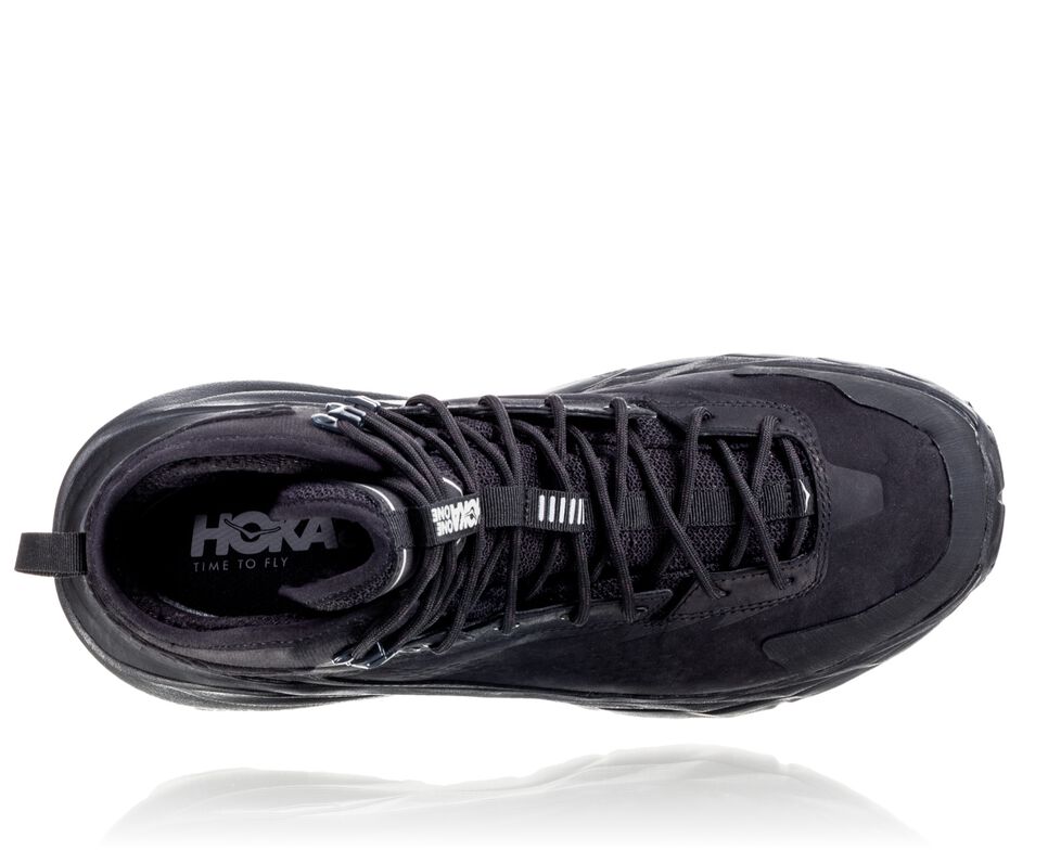 Men's Hoka One One Kaha GORE-TEX Hiking Boots Black / Phantom | HPFZ12495