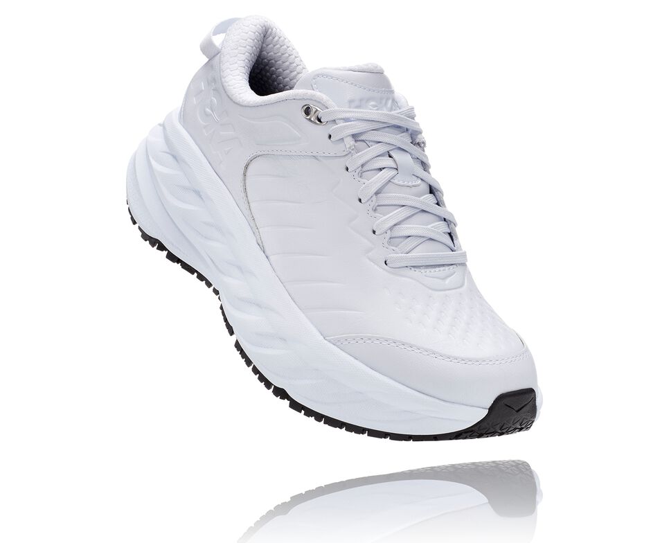 Women\'s Hoka One One Bondi Sr Road Running Shoes White | FBQC78625