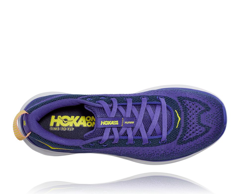 Women's Hoka One One Hupana Flow Road Running Shoes Clematis Blue / Arctic Ice | TEFS64501