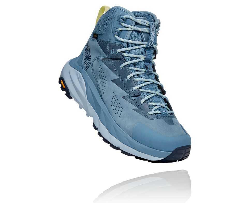 Women\'s Hoka One One Kaha GORE-TEX Hiking Boots Provincial Blue / Blue Fog | HXTE13582