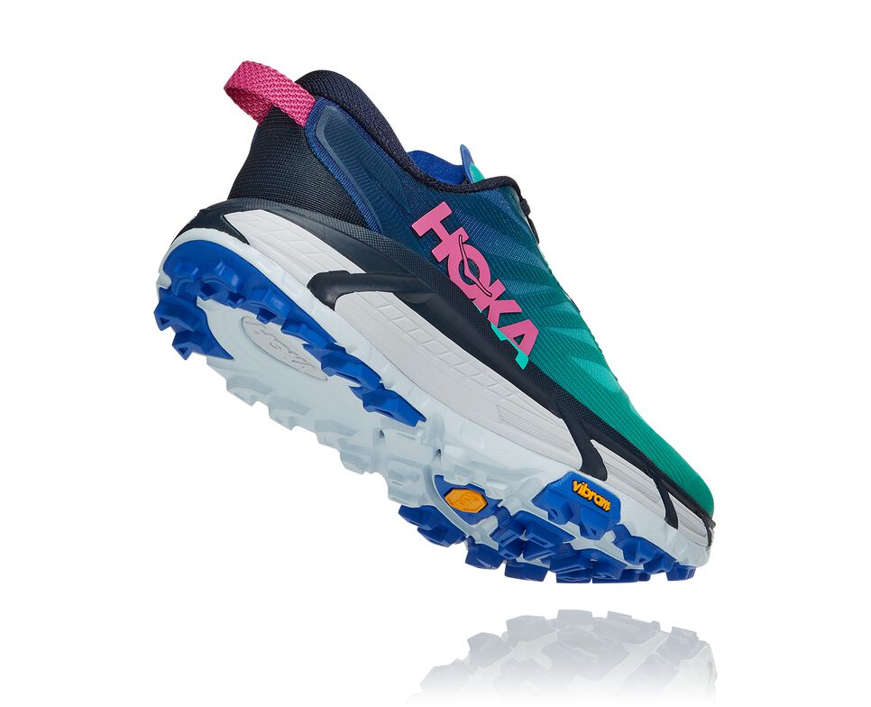 Women's Hoka One One Mafate Speed 3 Trail Running Shoes Dazzling Blue / Atlantis | CMLF64897