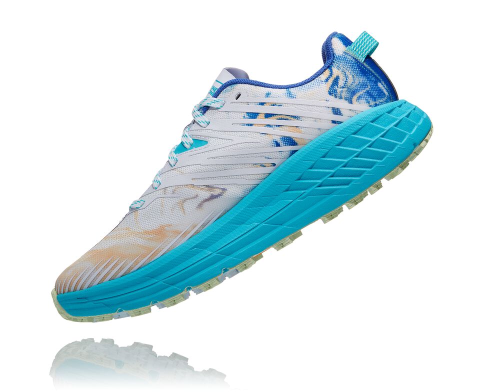 Women's Hoka One One Speedgoat 4 Trail Running Shoes Together | XKWT27540